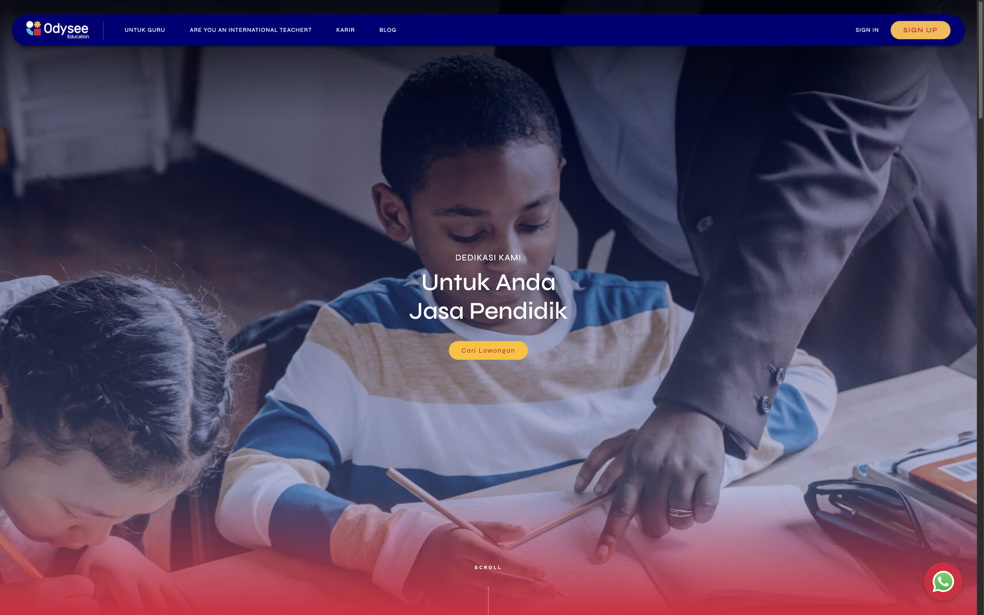 Teacher Registration and Profile Creation Page