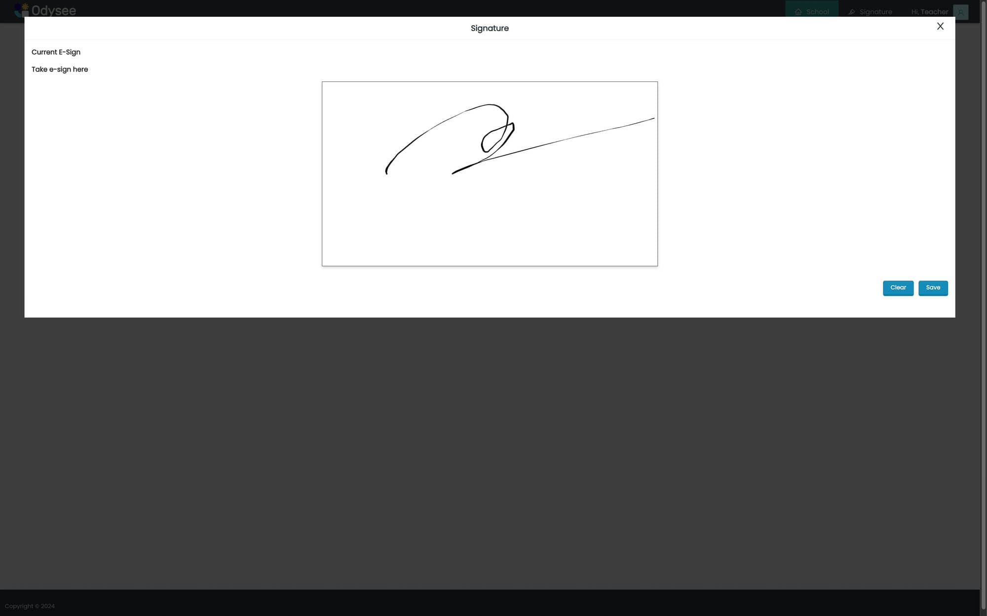 Digital Signature Configuration for Reports